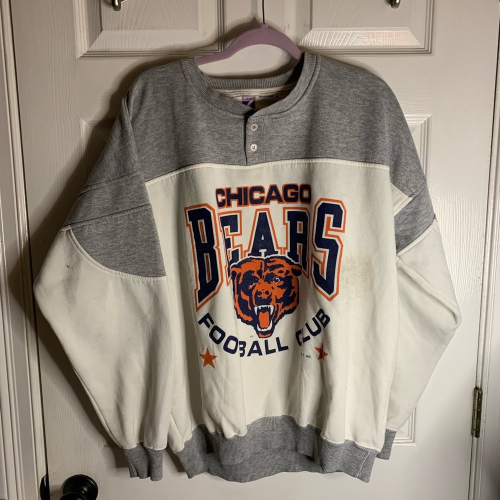 Oversized vintage Chicago Bears pullover